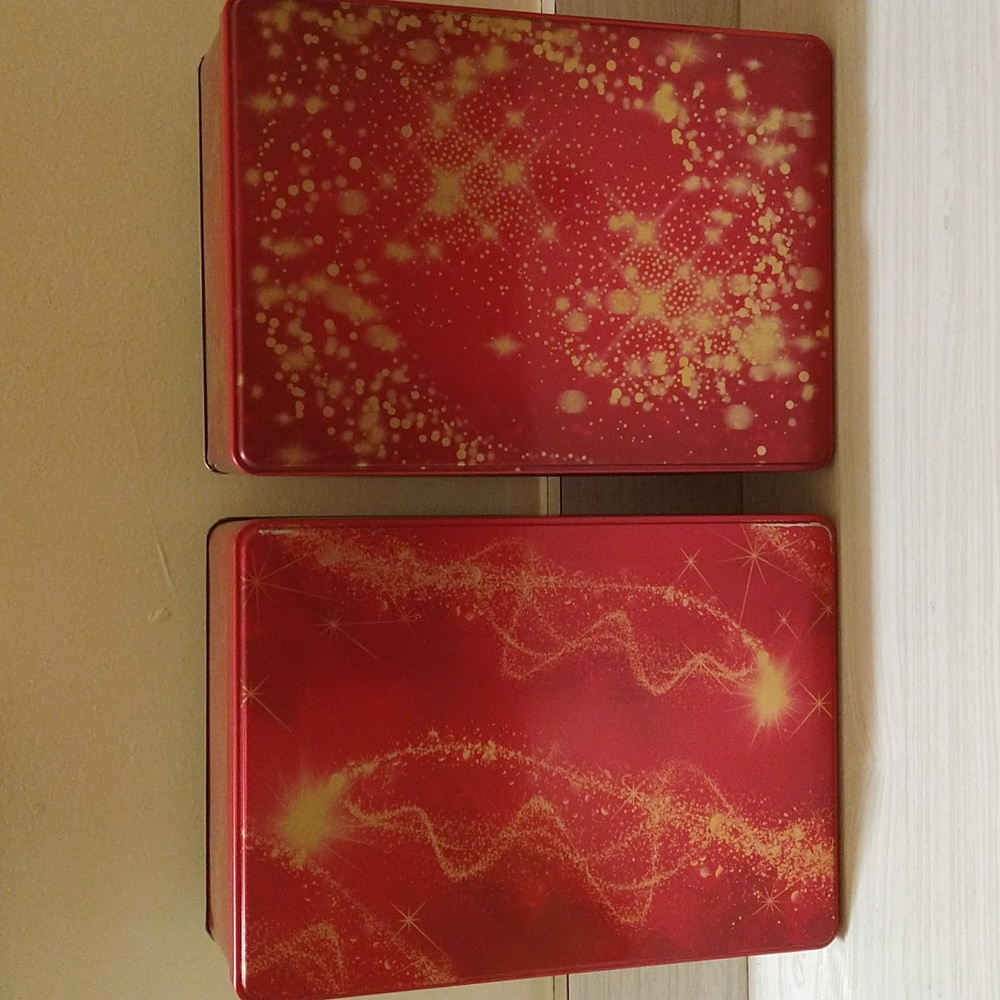 Holiday Tin Gift/Storage Containers